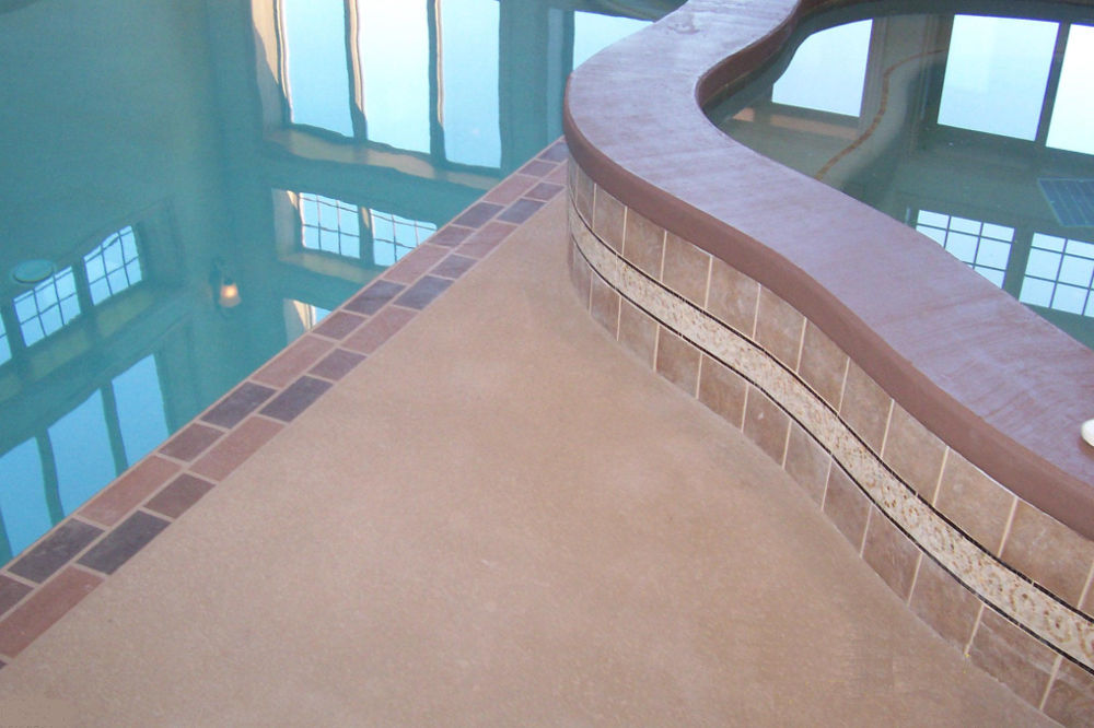 Indoor concrete pool photo #2