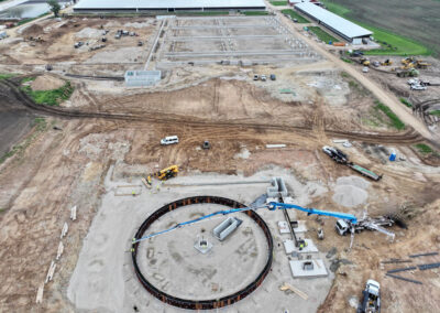 Overhead view of Agricultural