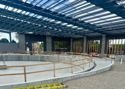 Interior image of the Trillium Hill Farm construction