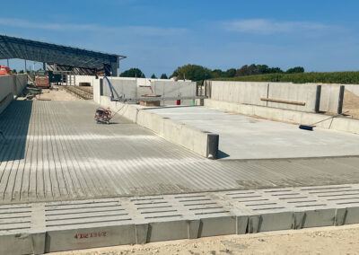 Exterior view of a pen area at Trillium Hills Farm