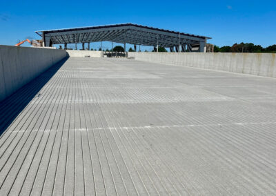Exterior of the main cow pen area for Trillium Hills Farm.